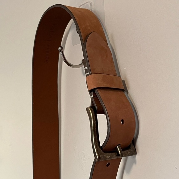 Timberland Men's Tan Leather Belt Size 46 - Picture 13 of 16